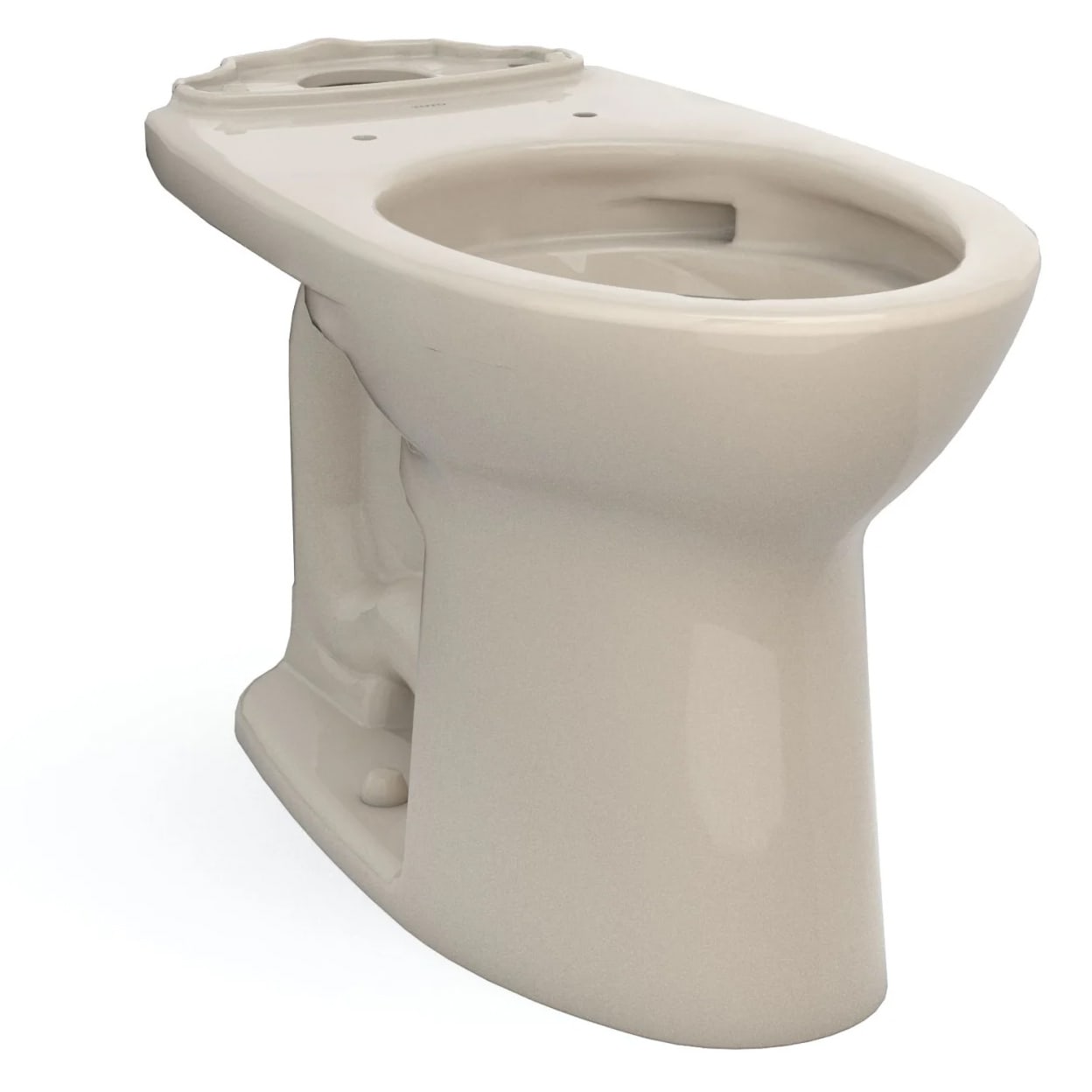 TOTO, TOTO C776CEG#03 Drake Elongated Tornado Flush Toilet Bowl with CEFIONTECT in Bone Finish