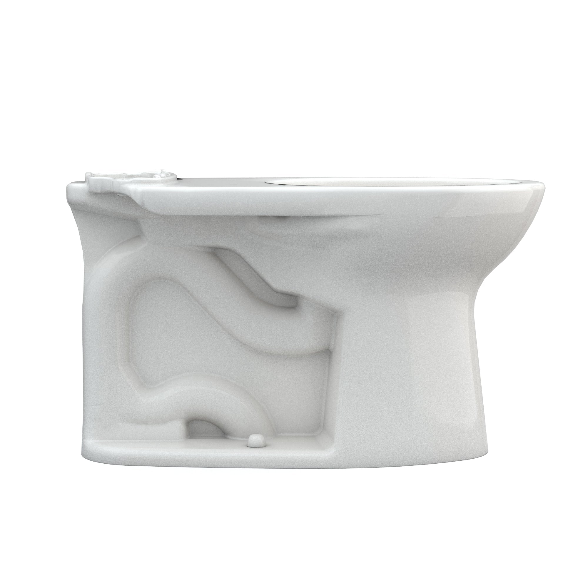 TOTO, TOTO C776CEG#11 Drake Elongated Tornado Flush Toilet Bowl with CEFIONTECT, Colonial White