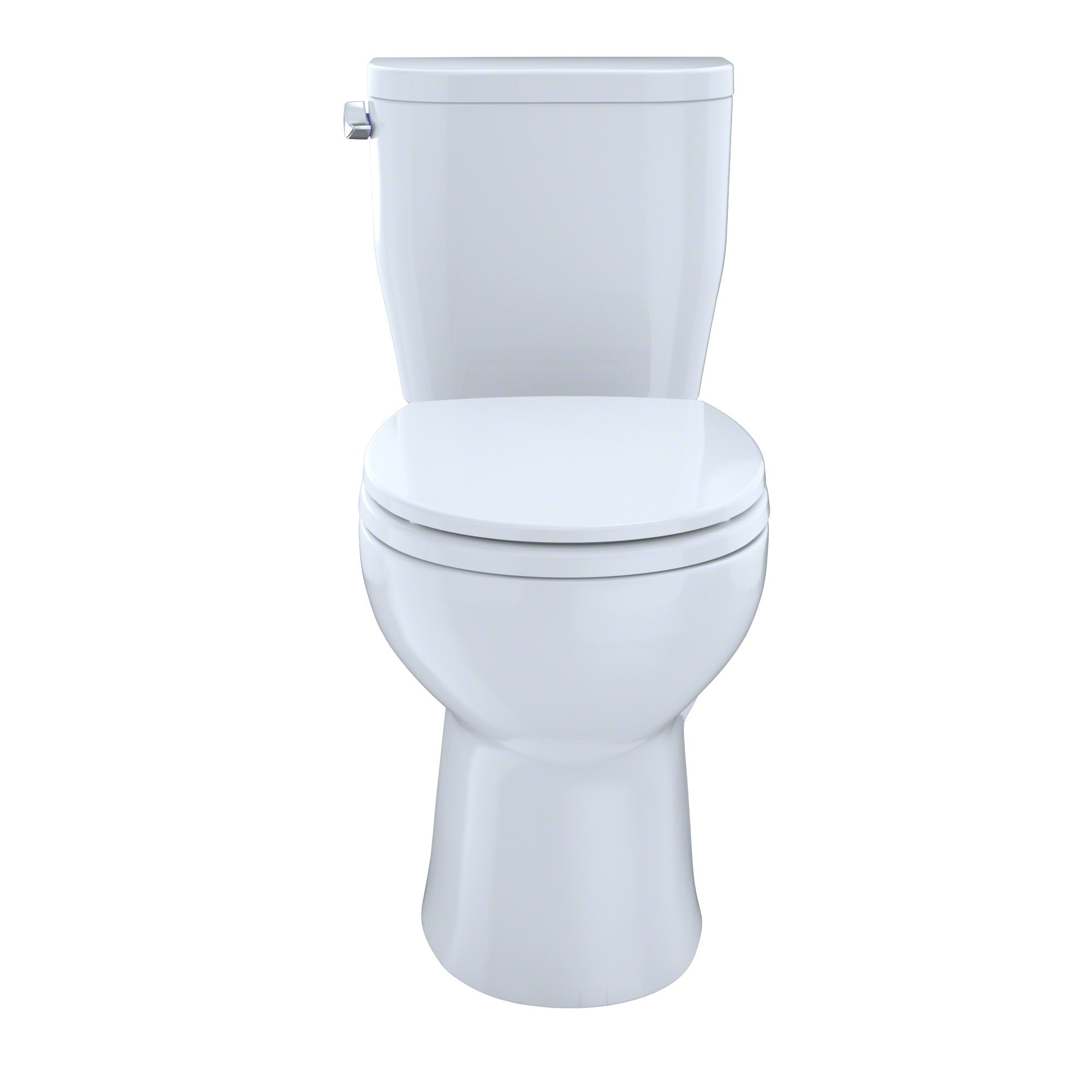 TOTO, TOTO CST243EF#01 Entrada Two-Piece Round 1.28 GPF Universal Height Toilet, Cotton White