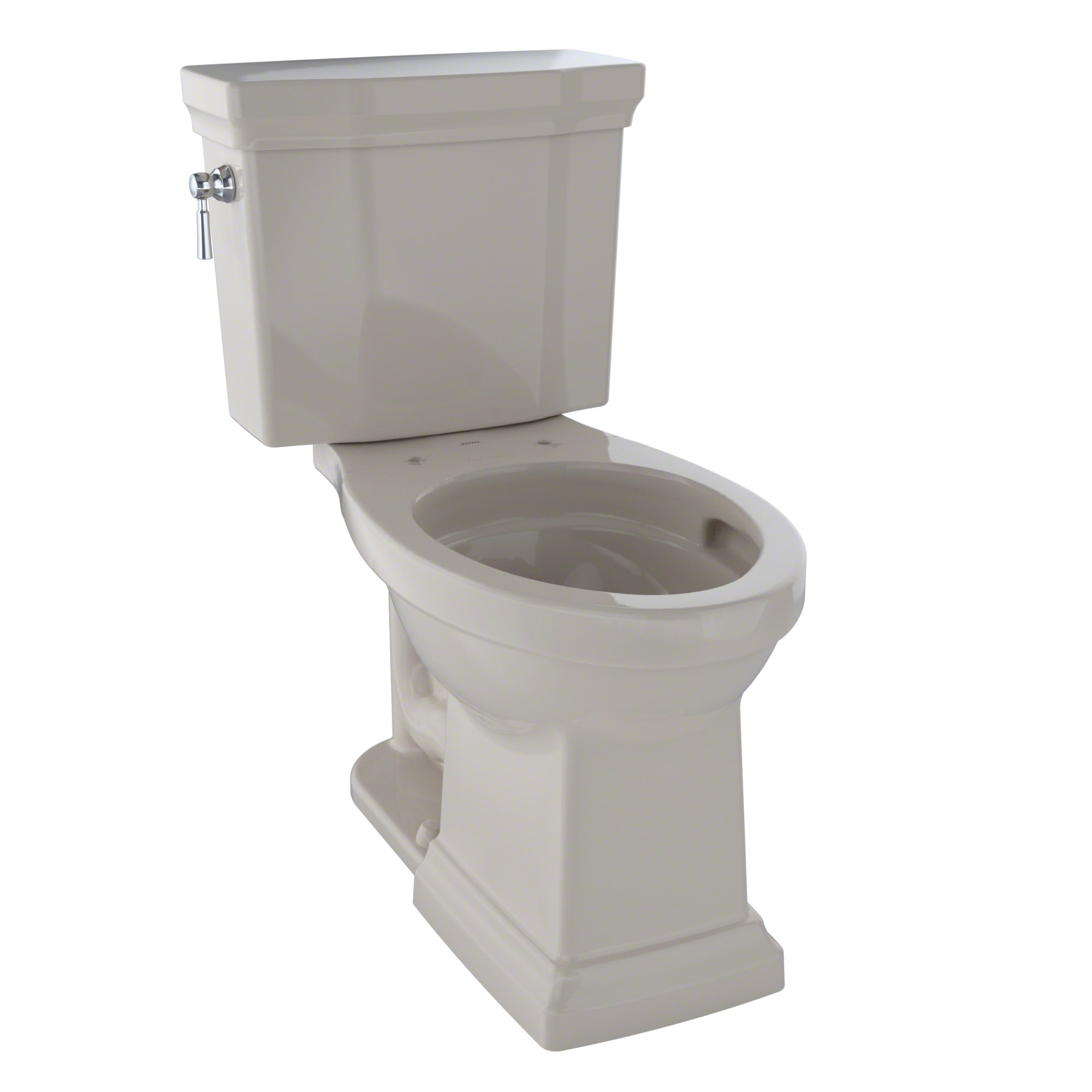 TOTO, TOTO CST404CEFG#03 Promenade II Two-Piece Elongated 1.28 GPF Toilet with CEFIONTECT, Bone Finish