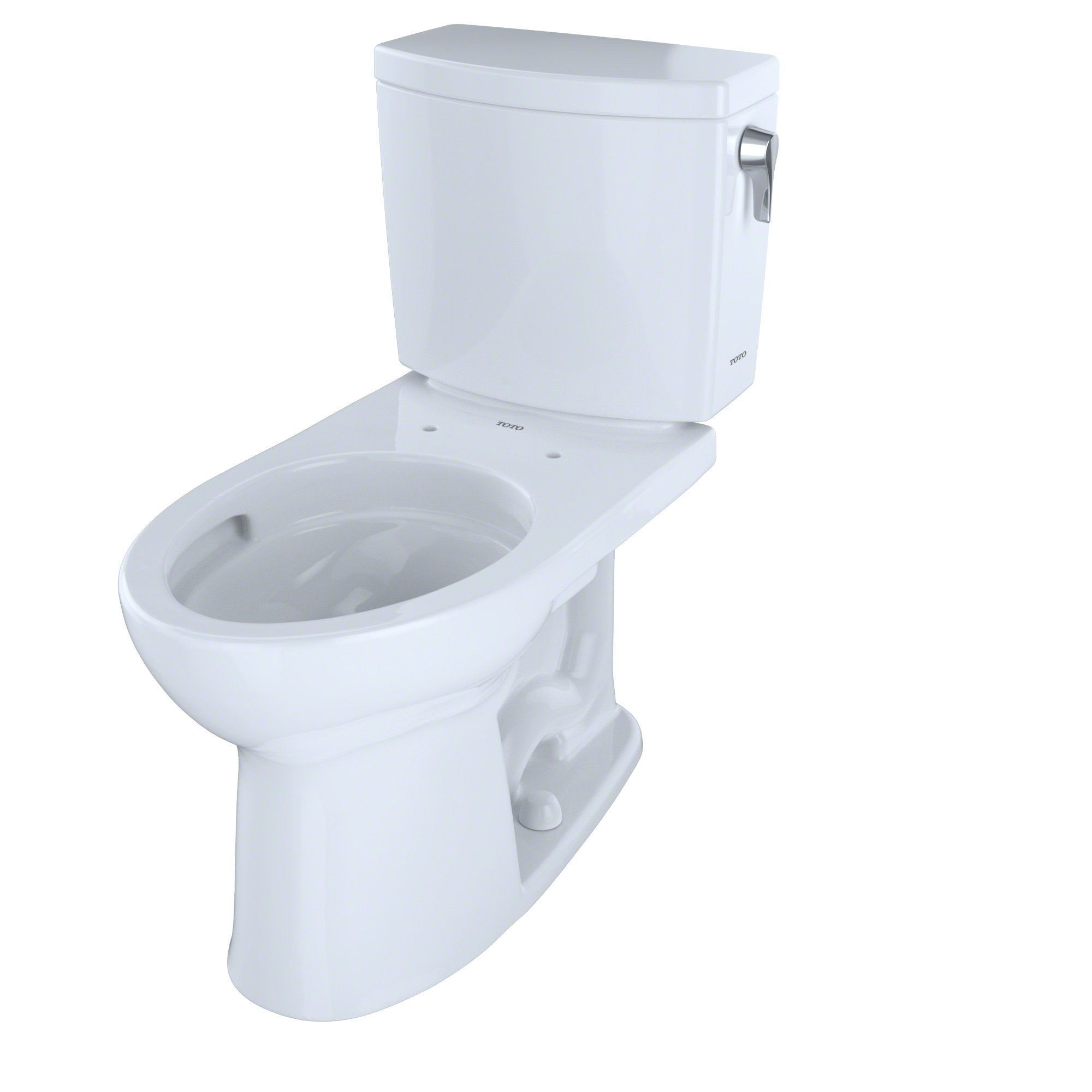 TOTO, TOTO Drake II 1G 2-Piece 1.0 GPF Toilet & Right-Hand Trip Lever, Cotton White, SKU: CST454CUFRG#01