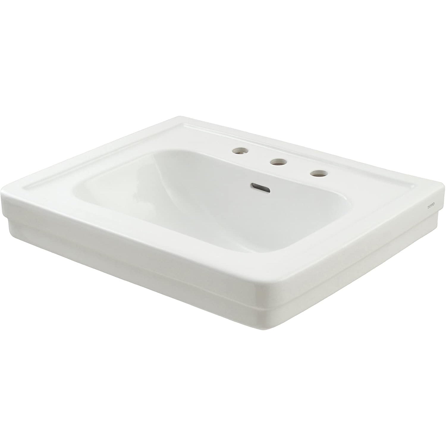 TOTO, TOTO LT530.8#01 Promenade 3-Hole 8" Centers Pedestal Bathroom Sink, 27-1/2" x 22-1/4", Cotton White