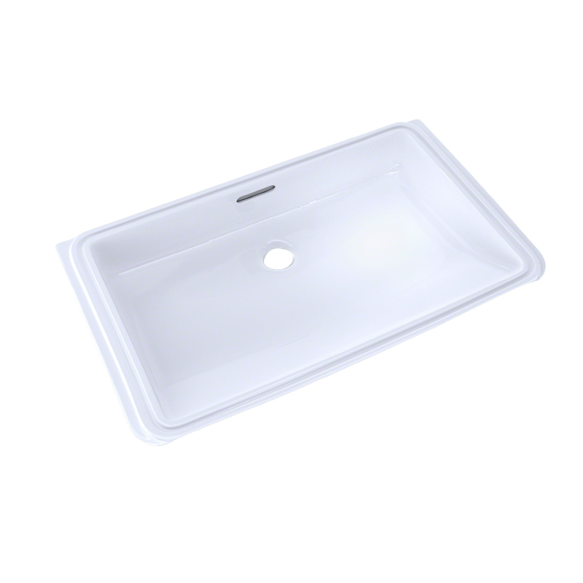 TOTO, TOTO Rectangular Undermount Bathroom Sink with CeFiONtect, Cotton White, SKU: LT191G#01