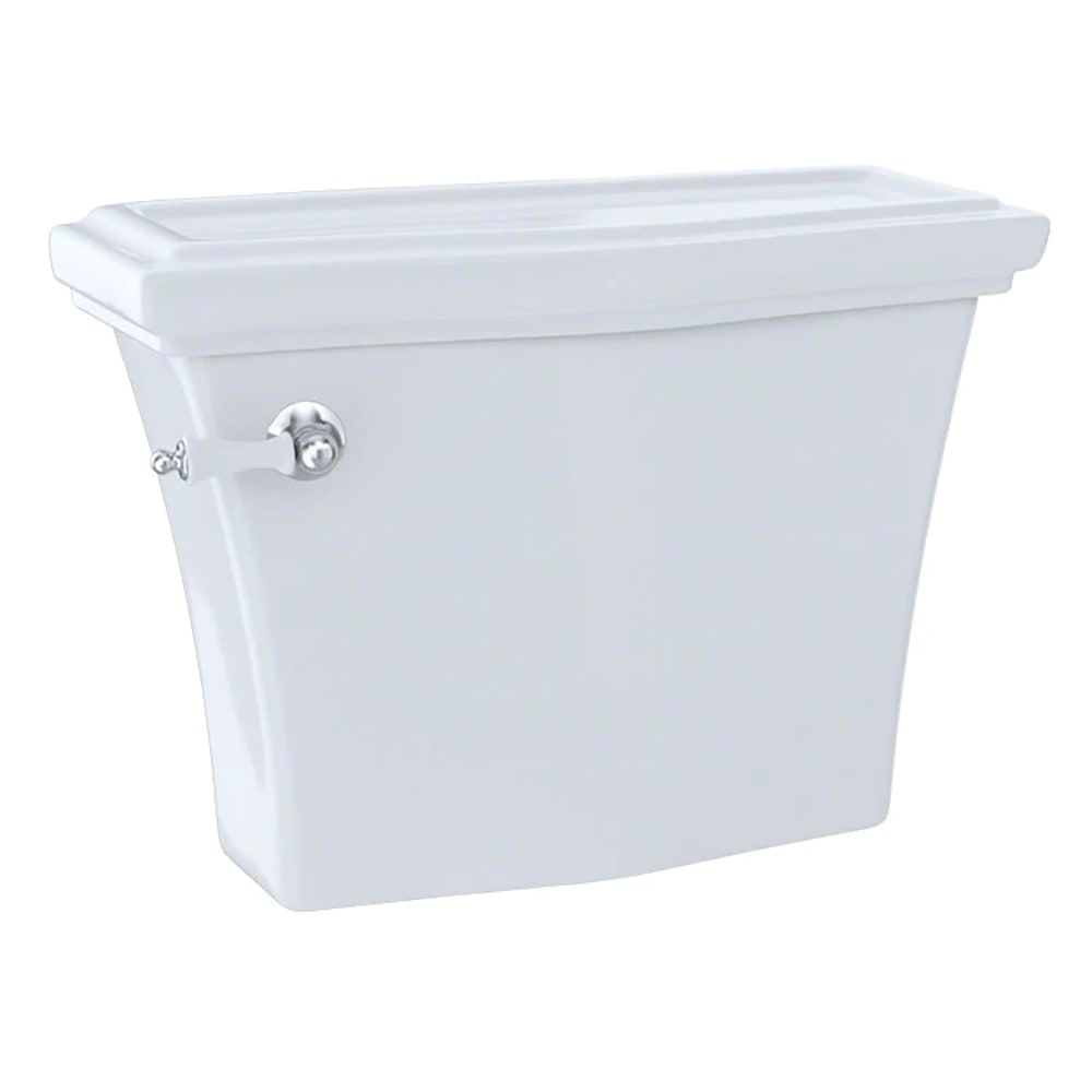 TOTO, TOTO ST784EN#01 Eco Clayton Close Coupled Toilet Tank in Cotton White Finish