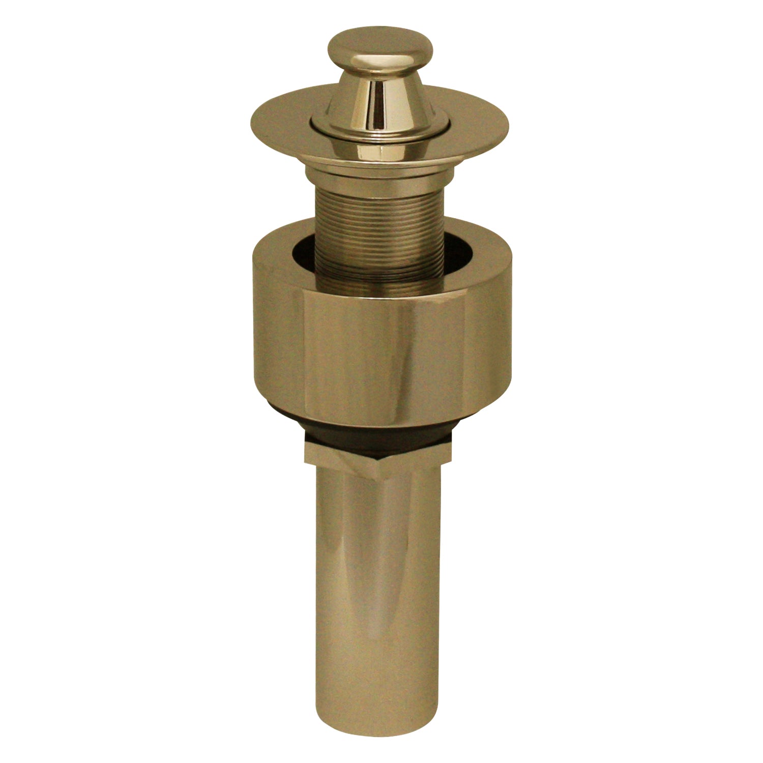 Whitehaus, Whitehaus 10.615-B Lift and Turn Drain with Pull-up Plug for Above Mount Installation