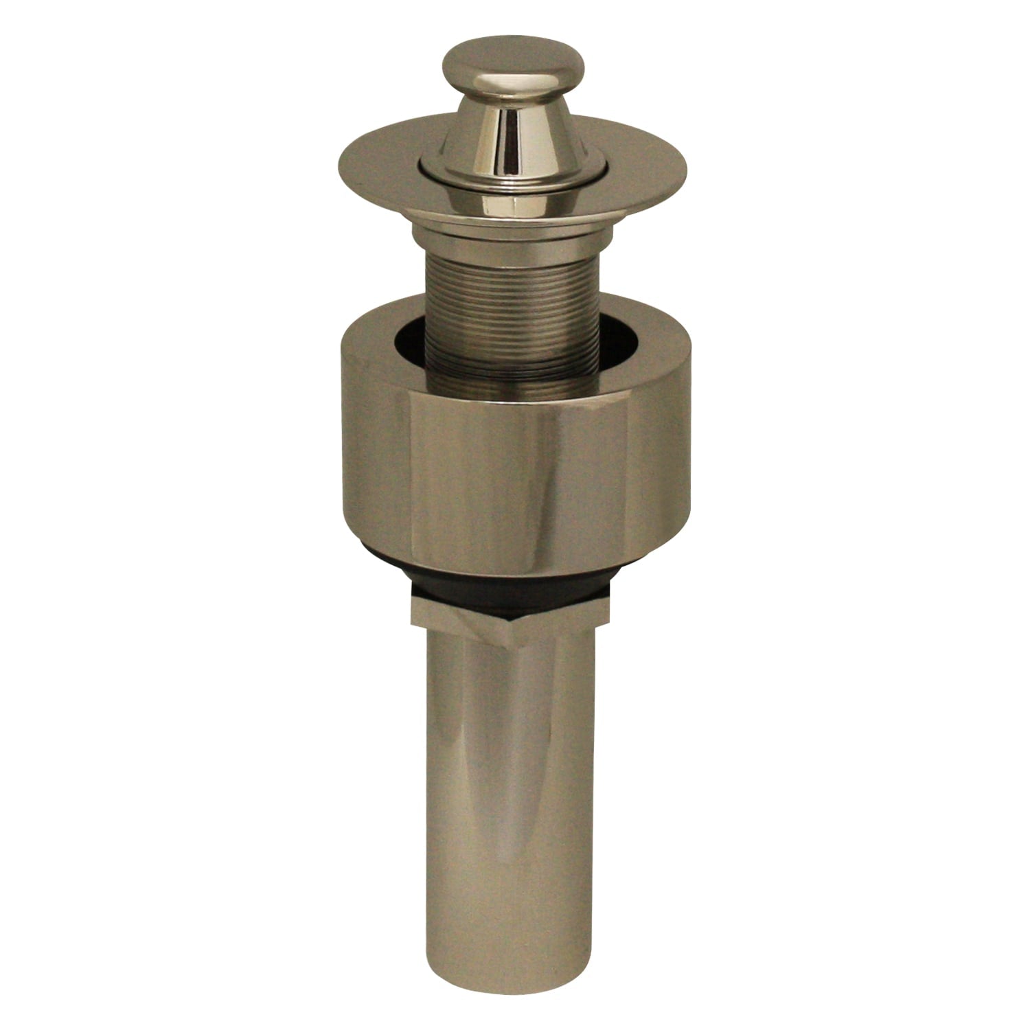 Whitehaus, Whitehaus 10.615-PN Lift and Turn Drain with Pull-up Plug for Above Mount Installation