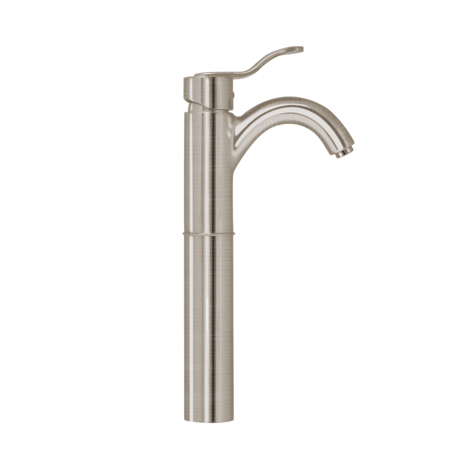 Whitehaus, Whitehaus 3-04045-BN Galleryhaus Elevated Single Hole/Single Lever Bathroom Faucet