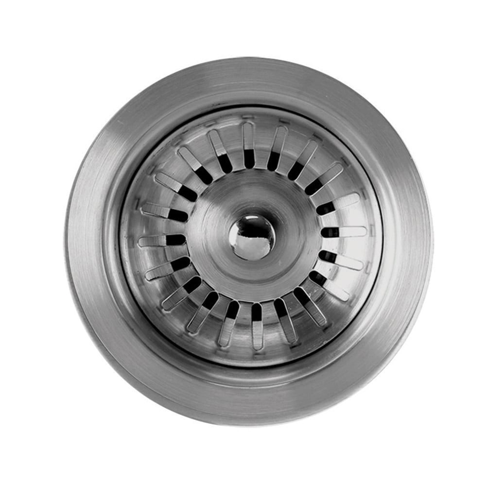 Whitehaus, Whitehaus WHNPL35-GM Noah Plus 3.5" Stainless Steel Basket Strainer