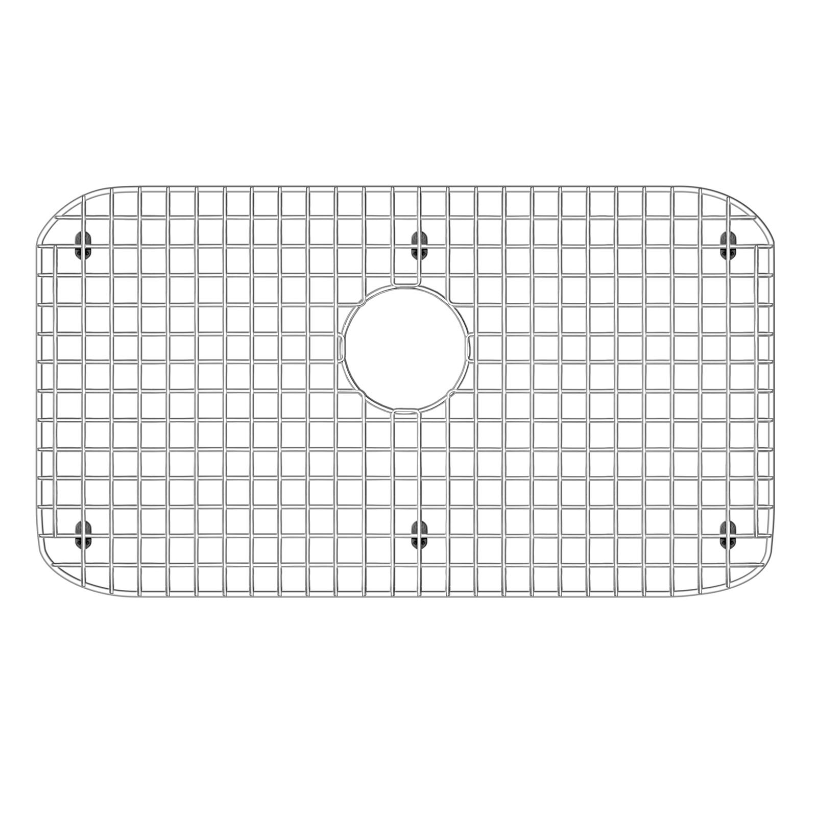 Whitehaus, Whitehaus WHNU2918RECG Stainless Steel Kitchen Sink Grid For Noah's Sink Model WHNU2918REC