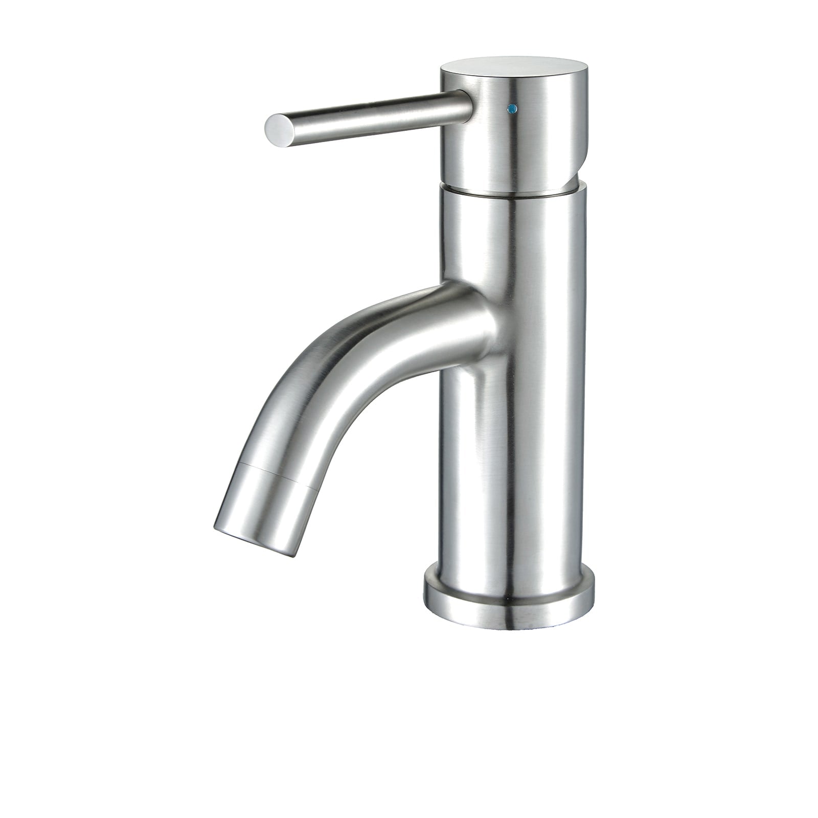 Whitehaus, Whitehaus WHS0111-SB-PSS Waterhaus Single Hole, Single Lever Bathroom Faucet with Pop-up Waste