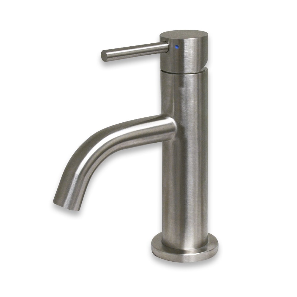 Whitehaus, Whitehaus WHS1010-SB-BSS Waterhaus Single Lever Small Bathroom Faucet