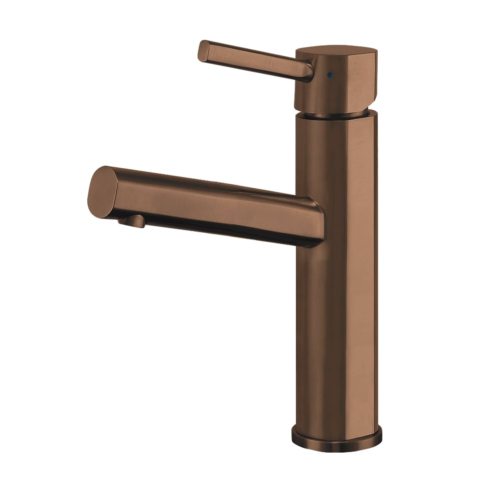 Whitehaus, Whitehaus WHS1206-SB-CO Waterhaus Lead-Free Solid Stainless Steel Single Lever Bathroom Faucet